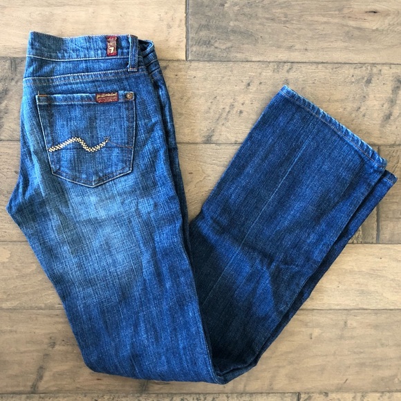 7 for all mankind jeans with sparkle detail - Picture 2 of 4